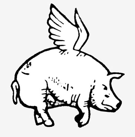 Angel Pig Tattoo