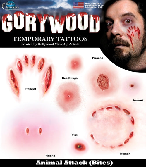 Animal Attack & Bites - Gorywood Tattoos