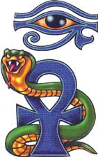 Oeil Ankh Serpent Tattoo