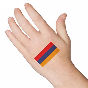 Armenien Flagge Tattoo