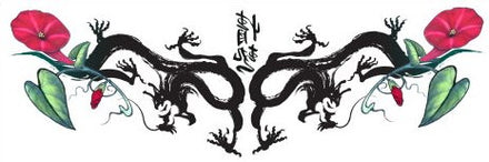 Tatuagem de Braçadeira Dragã Asiático