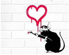 Love Rat - Tatuaggio Banksy
