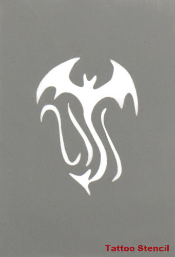 Stencil Tatuaggio Pipistrello Stargazer