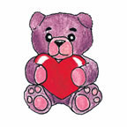 Bear With Heart Tattoo