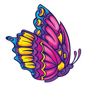 Schöner Schmetterling Tattoo
