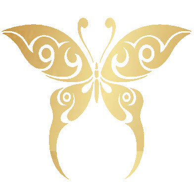 Goldener Schmetterling Tattoo