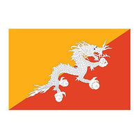 Bhutan Flagge Tattoo