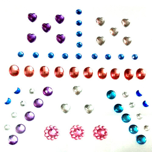 Big Gems - Red, Blue And Purple