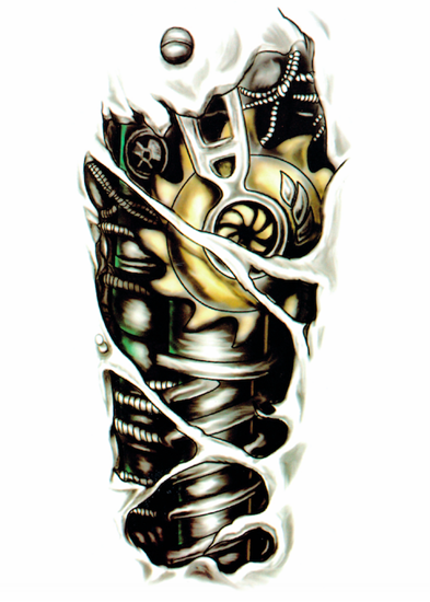 Bionic Arm Tattoo