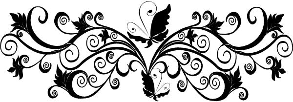 Butterfly Garden Band Tattoo
