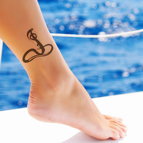 Black Cobra Tattoo – Tattoo for a week