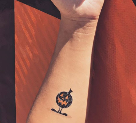 Black Pumpkin Tattoo