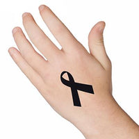 Black Ribbon Tattoo