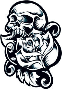 Rose Skull Tattoo