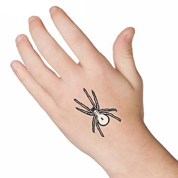 Viúva-Negra - Tatuagem Brilhante