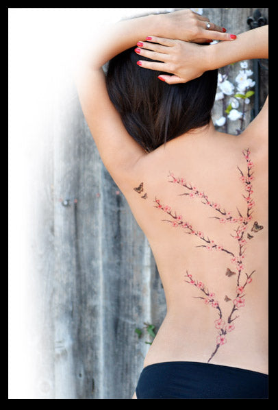 Tatuagens Skyn Demure Pequena Belezas de Flor