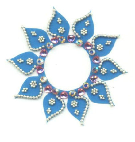 Bijou Nombril Autocollant Bleu