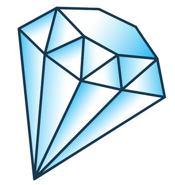 Tatuagem Diamante Azul