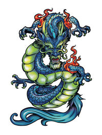 Tatuaggio Drago Cinese