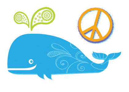 Blauwe Walvis Tattoo