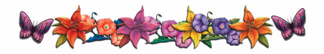 Bande Papillon Fleurs Tattoo