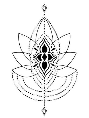 Bohemian Lotus Schmuck Tattoo
