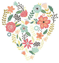 Hart Bloemen Boeket Prismfoil Tattoo