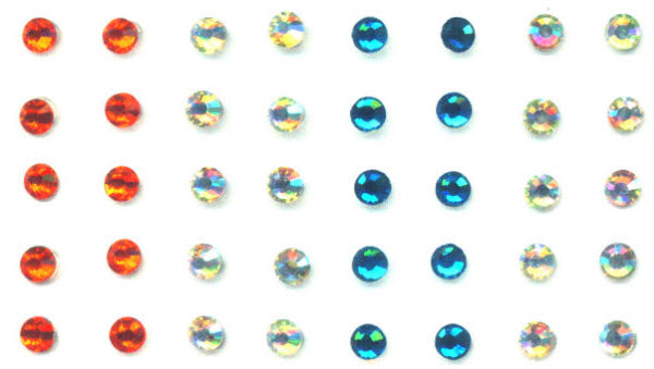 Bright Colors Body Gem Stones (40 Body Crystals) – Tattoo for a week