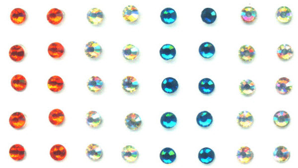 Felle Kleuren Body Gems (40 Lichaamskristallen)