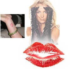 Britney Spears - Tatuaggio Labbra Sensuali