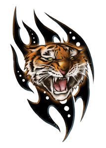 Bullseye Tigre Tatuaje