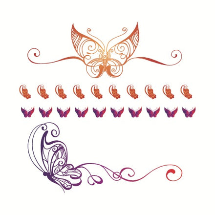 Vlinders & Nagel Tattoos