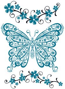 Fashion Butterfly Tattoo