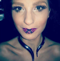 Butterfly Violent Lips (6 Lippen Tattoo Sets)