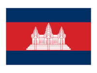 Tatuagem Bandeira da Camboja