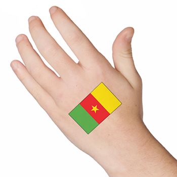 Tatuagem Bandeira dos Camarões