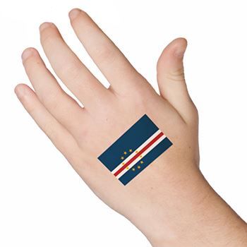 Drapeau Cap-Vert Tattoo Tattoo for a week Drapeau Cap-Vert Tattoo Tattoo for a week
