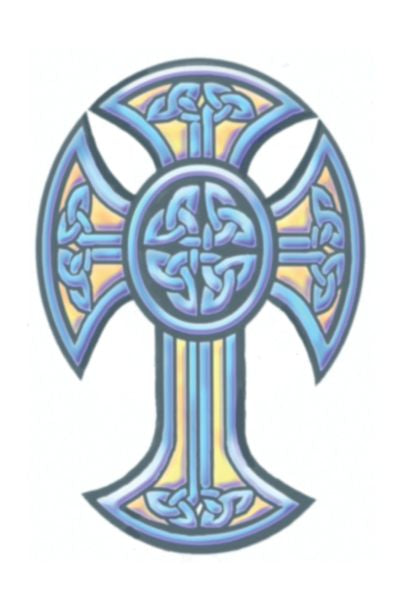 Tinsley Keltisches Kreuz Tattoo