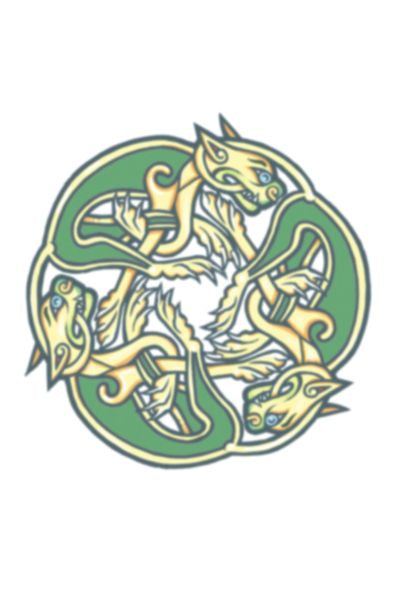 Keltische Honden Tattoo