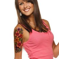 Tatuaggio Manica Ciliegi In Fiore