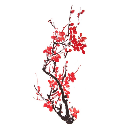 Flor de Cerezo Japonés - Tattoonie