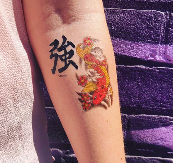 Fiercely Strong Half Lion Half Flower Tattoo Ideas - Tattoo Glee