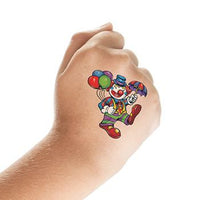 Clown With Balloons Tattoo