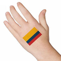 Kolumbien Flagge Tattoo