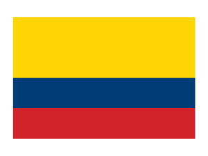 Kolumbien Flagge Tattoo
