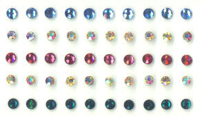 Gemas De Cuerpo Coloreado 4 (50 Cristales Del Cuerpo)