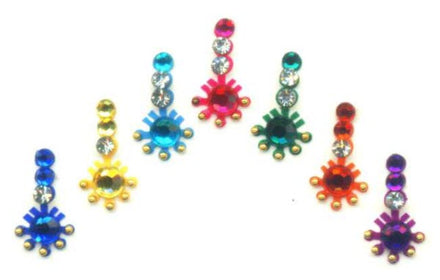 Bindis Coloreados (7 Bindis)