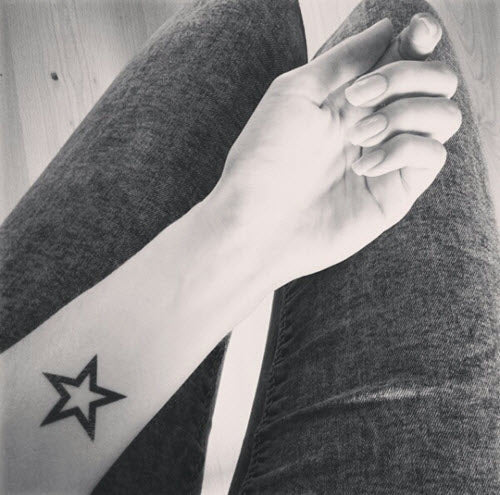 Tatuagem Pequena Estrela Fixe