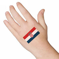 Kroatien Flagge Tattoo