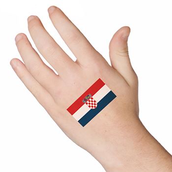 Croatia Flag Tattoo